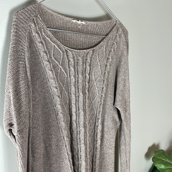 Anthropologie > Tan Knit Sweater Small - Picture 3 of 9